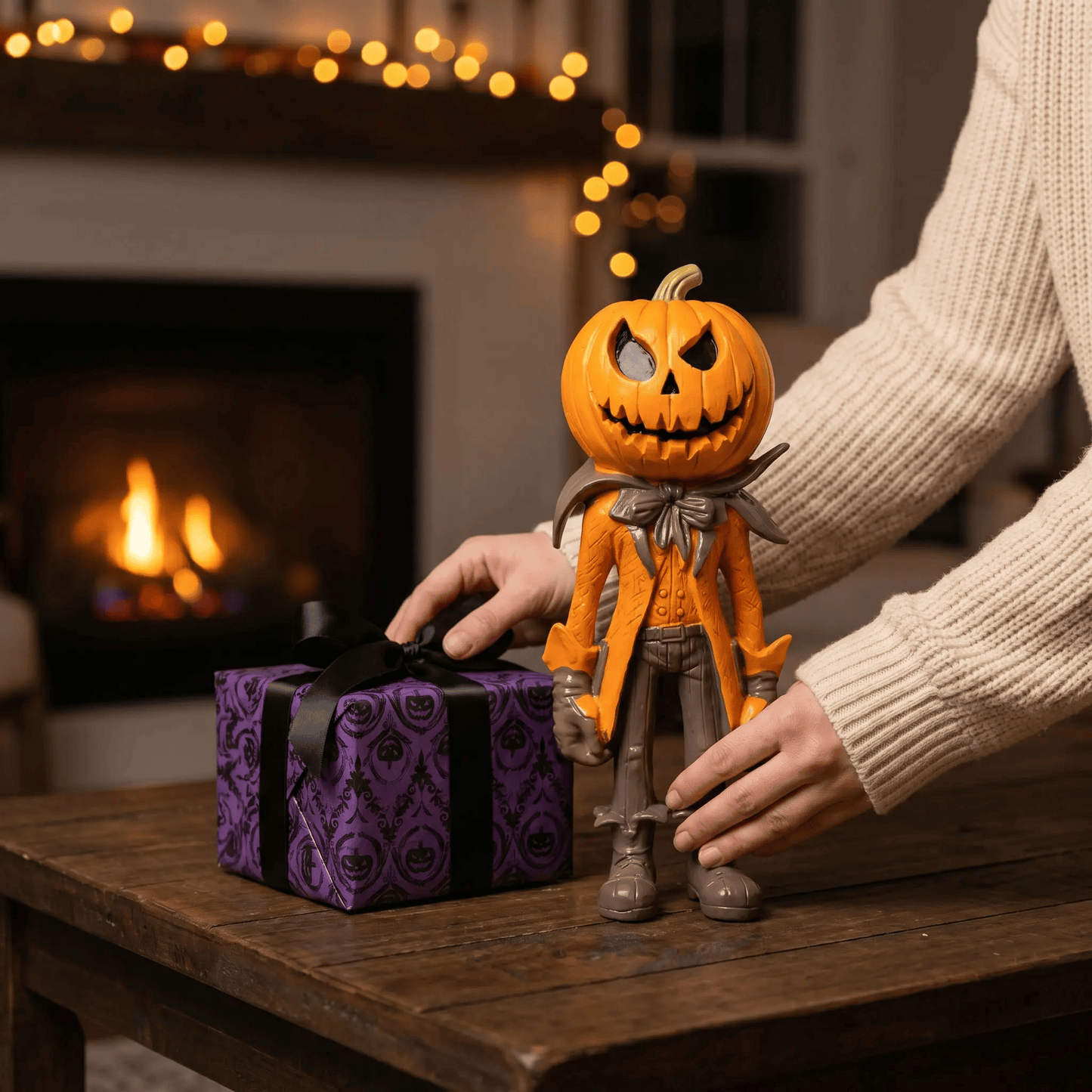🎁🎉Only $29.99 This Week🌟👻Halloween Pumpkin Man Figurine/Decoration🎃