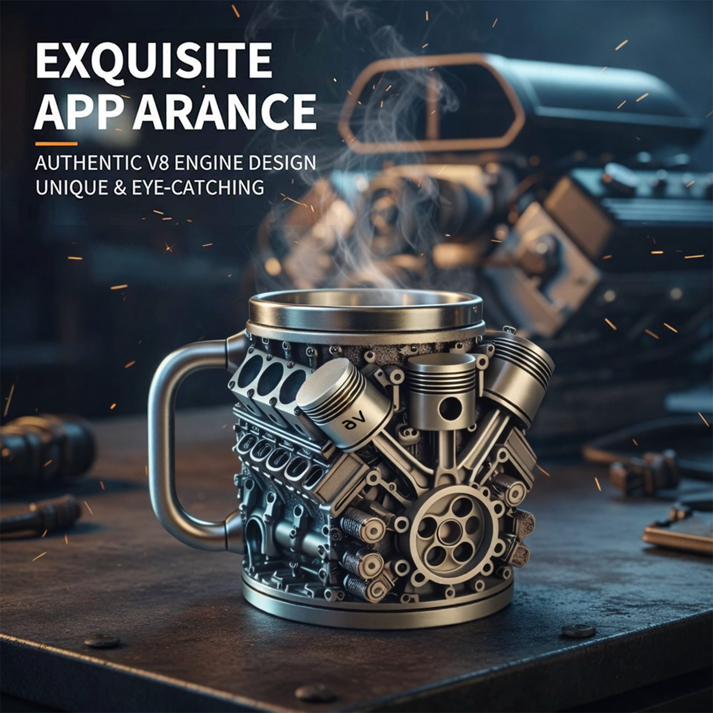 ⚡✨🚘️Ultimate  Engine Theme Gift Mug · The Dream Choice for Car Enthusiasts