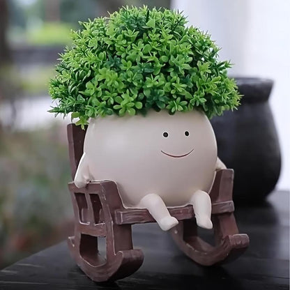 Last Day 49% OFF🔥Smily Face Garden Planter Pot