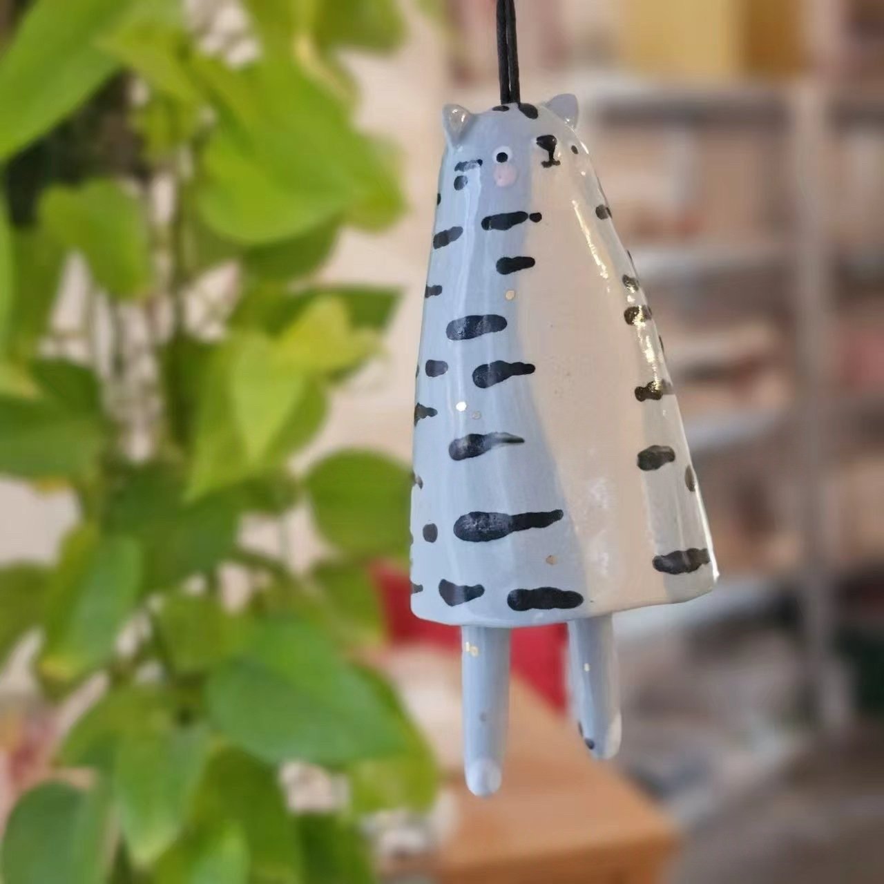 🌟🐶Hand-painted wind chime featuring cute animals🎐