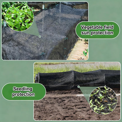 💖Summer Hot Sale 49% OFF🌞90% Blackout Cloth (Black) - 10 x 13ft UV-Resistant Shade Net