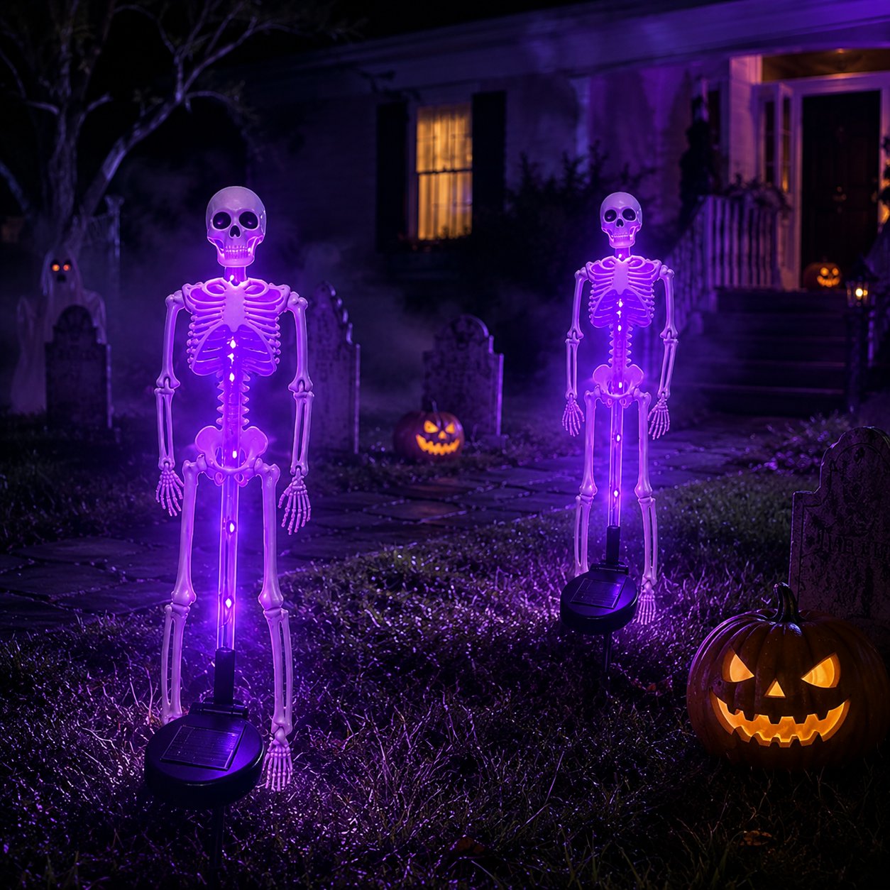 💀 Early Halloween Sale — Solar Skeleton Yard Stake
