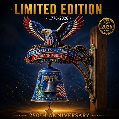🦅USA 250th Anniversary Patriotic Wall Bell– A Grand Celebration of 250 Years of Freedom (1776-2026)
