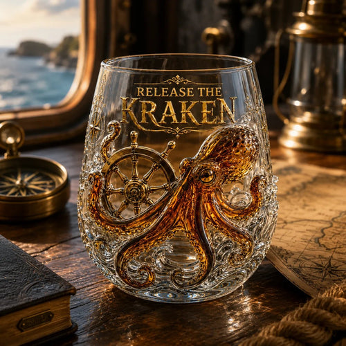 🔥Release The Sea Monster Pirate Glass Collection🏴‍☠️ — Legendary Ocean Treasure Set