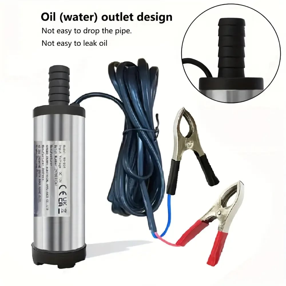 🔥Father's Day Sale 49% OFF🚜 DC 12V/24V Portable Submersible Fuel Transfer Pump
