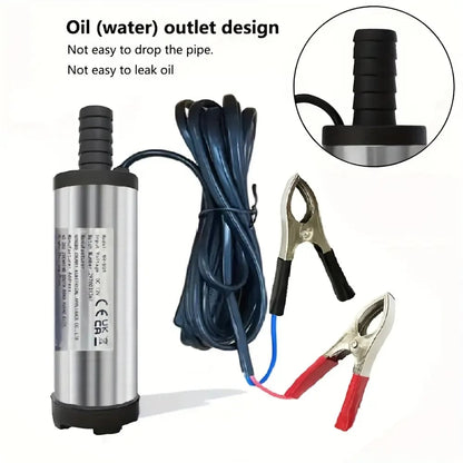 🔥Father's Day Sale 49% OFF🚜 DC 12V/24V Portable Submersible Fuel Transfer Pump