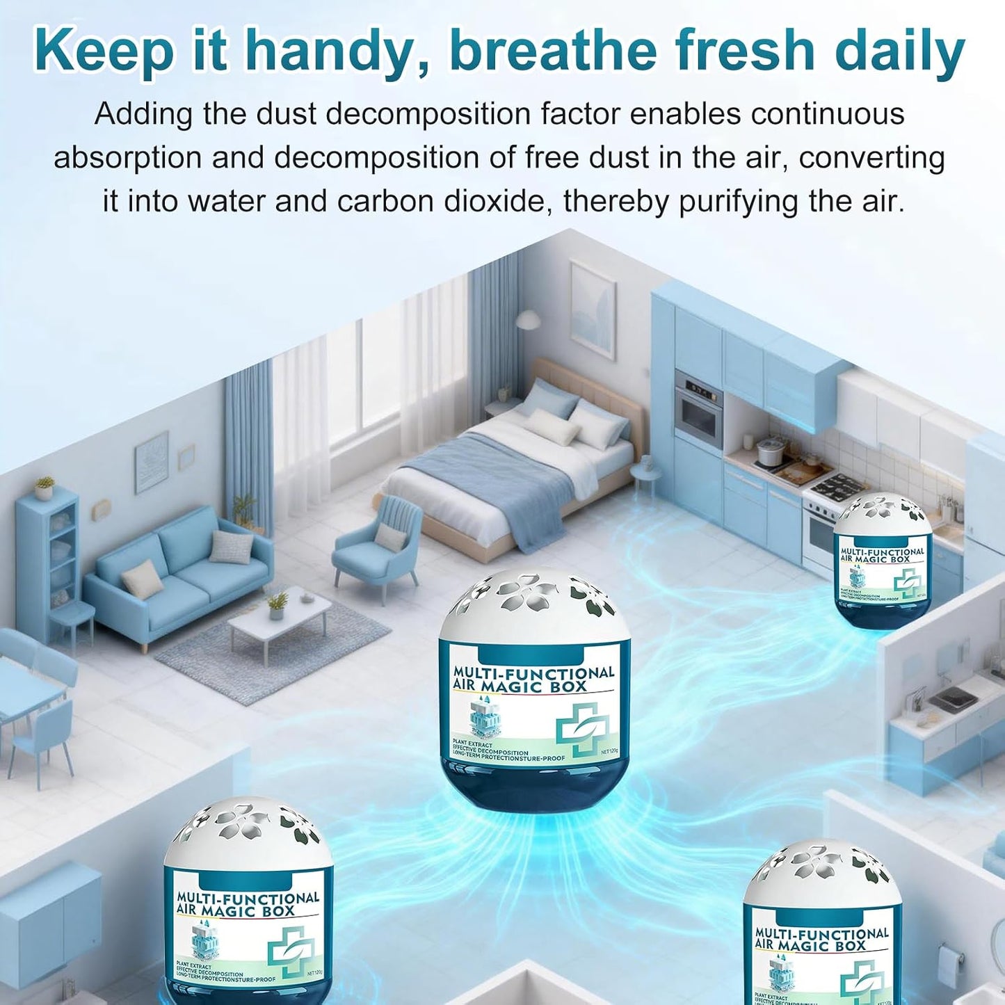 ♻️News Magic Bead Box For Odor And Dust Removal✨