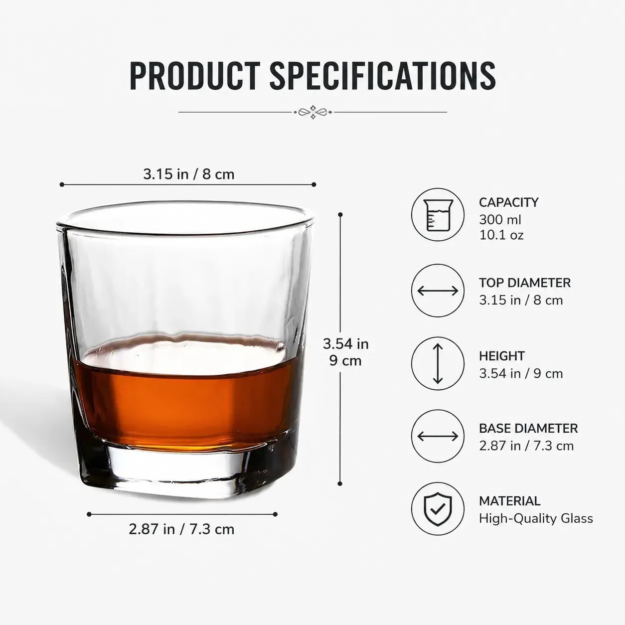 130th Anniversary Edition Blended Scotch Whisky Glass