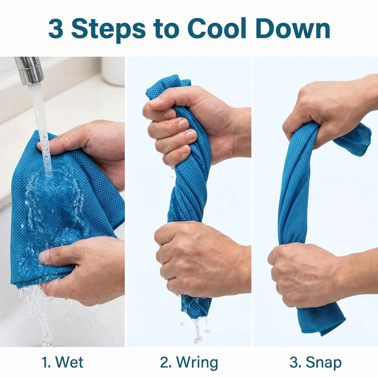 🔥Today's Event ⏰BUY 1 Get 1 FREE-🏃❄️Cold Sweat Towel You Can Use Anywhere, Anytime! Reusable Soft Absorbent Cooling Portable
