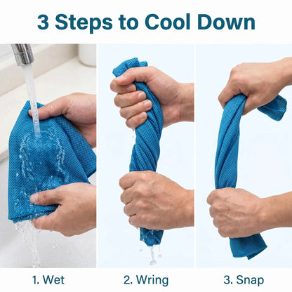 🔥Today's Event ⏰BUY 1 Get 1 FREE-🏃❄️Cold Sweat Towel You Can Use Anywhere, Anytime! Reusable Soft Absorbent Cooling Portable