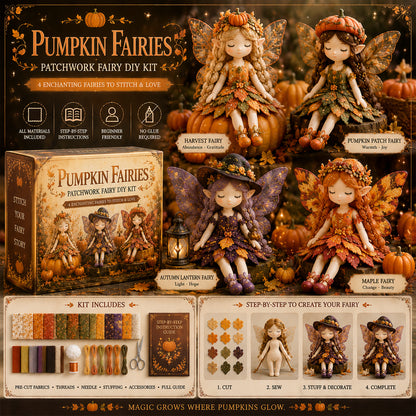 ✨ 40% OFF TODAY – Fairy Patchwork DIY Collection