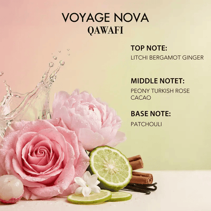 ⏰LAST DAY 50% OFF - Voyage Nova | Rosey Fruity Floral | Extrait De Parfum 50ml/100ml | Long Lasting Luxury Fragrance | Daily women's perfume rose vibrant for women