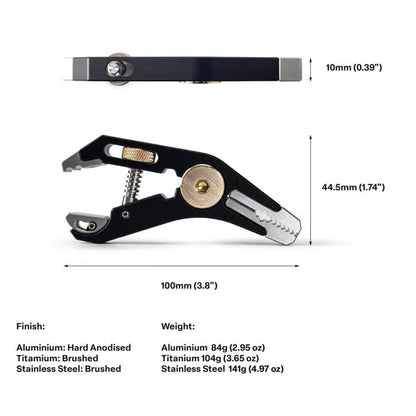 Premium Pocket Grip CNC Machined Satisfying Mechanical EDC Gear