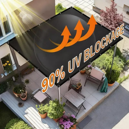 💖Summer Hot Sale 49% OFF🌞90% Blackout Cloth (Black) - 10 x 13ft UV-Resistant Shade Net