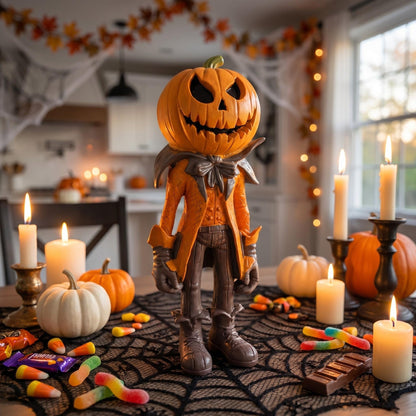 🎁🎉Only $29.99 This Week🌟👻Halloween Pumpkin Man Figurine/Decoration🎃