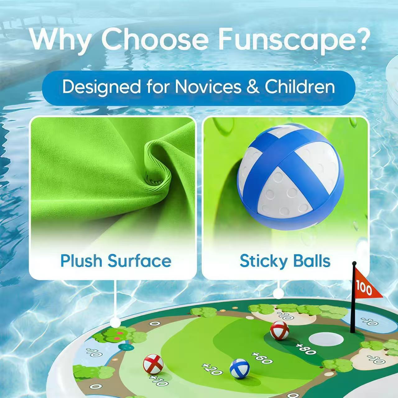 ⛳ Children's Inflatable Golf Pool Toy