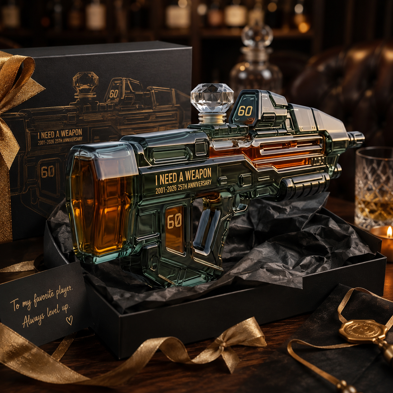 "I Need a Weapon" 2001–2026 25th Anniversary Commemorative Whisky Bottle
