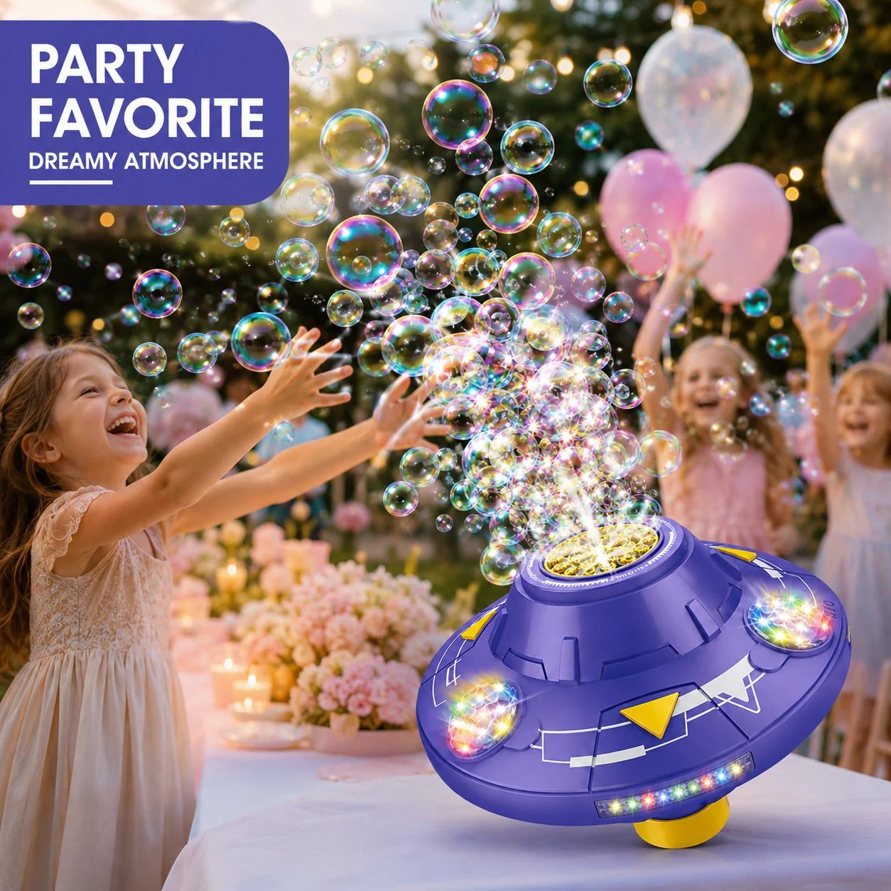 UFO Moving Bubble Machine