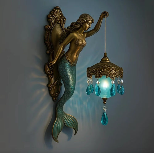 AureliaTM - Vintage Mermaid Glow Wall Lamp