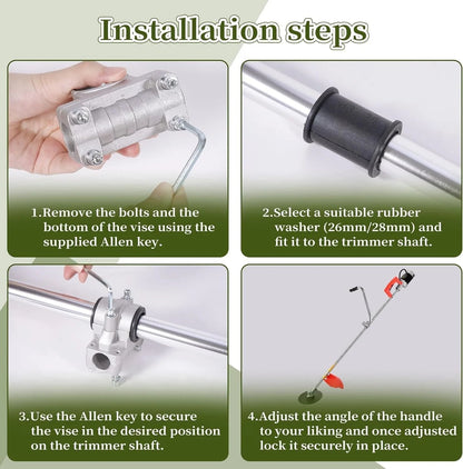 🔥🌿 Best-Seller – Ergonomic String Trimmer Handle Extension for Better Grip & Control 🌿