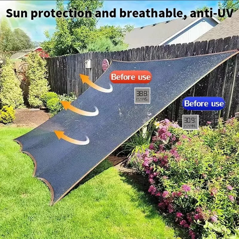 💖Summer Hot Sale 49% OFF🌞90% Blackout Cloth (Black) - 10 x 13ft UV-Resistant Shade Net