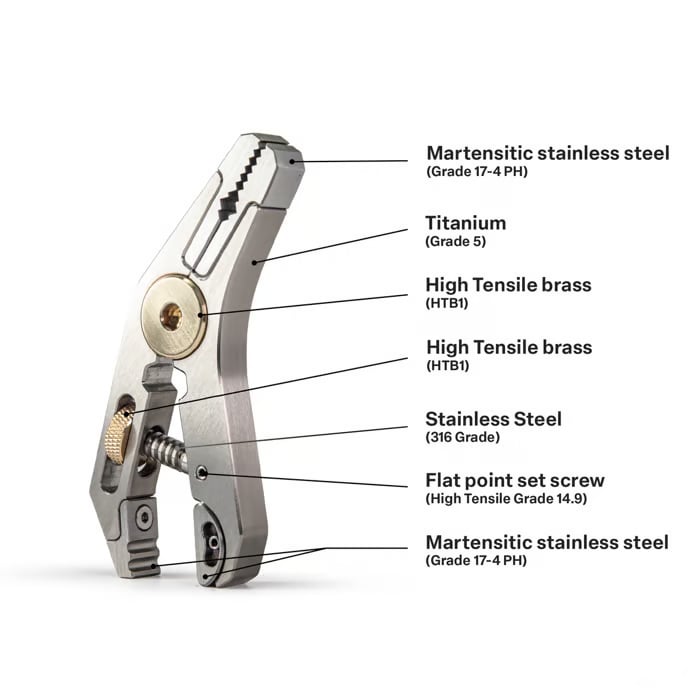 Premium Pocket Grip CNC Machined Satisfying Mechanical EDC Gear