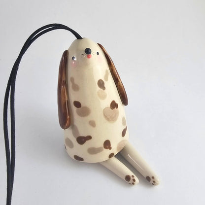 🌟🐶Hand-painted wind chime featuring cute animals🎐