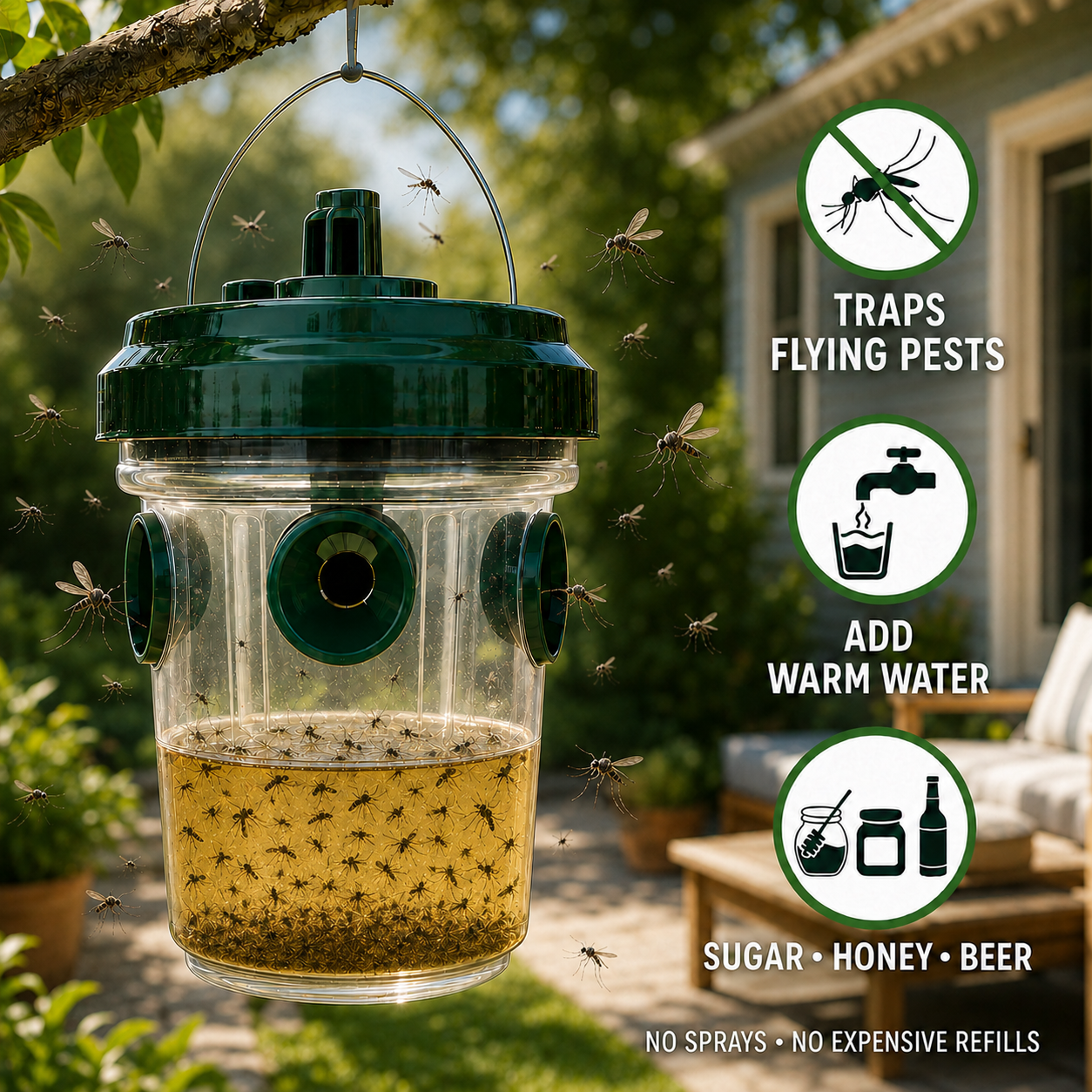 MosquiTrap Set– Trap Mosquitoes, Enjoy Summer 🌿