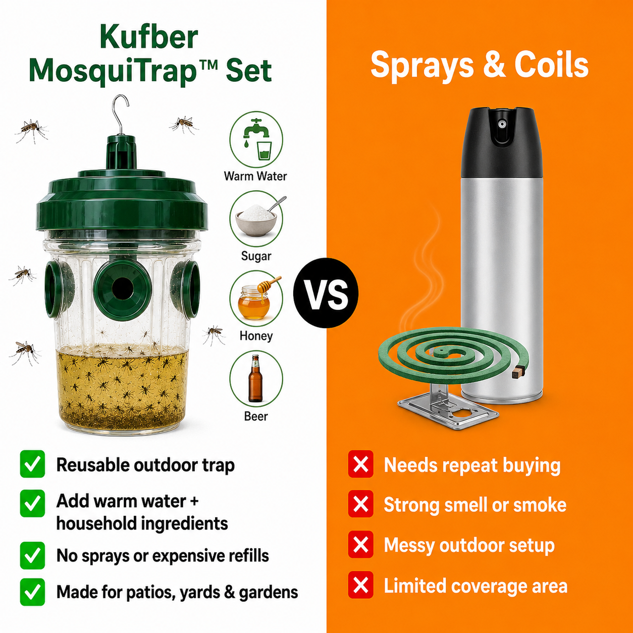MosquiTrap Set– Trap Mosquitoes, Enjoy Summer 🌿