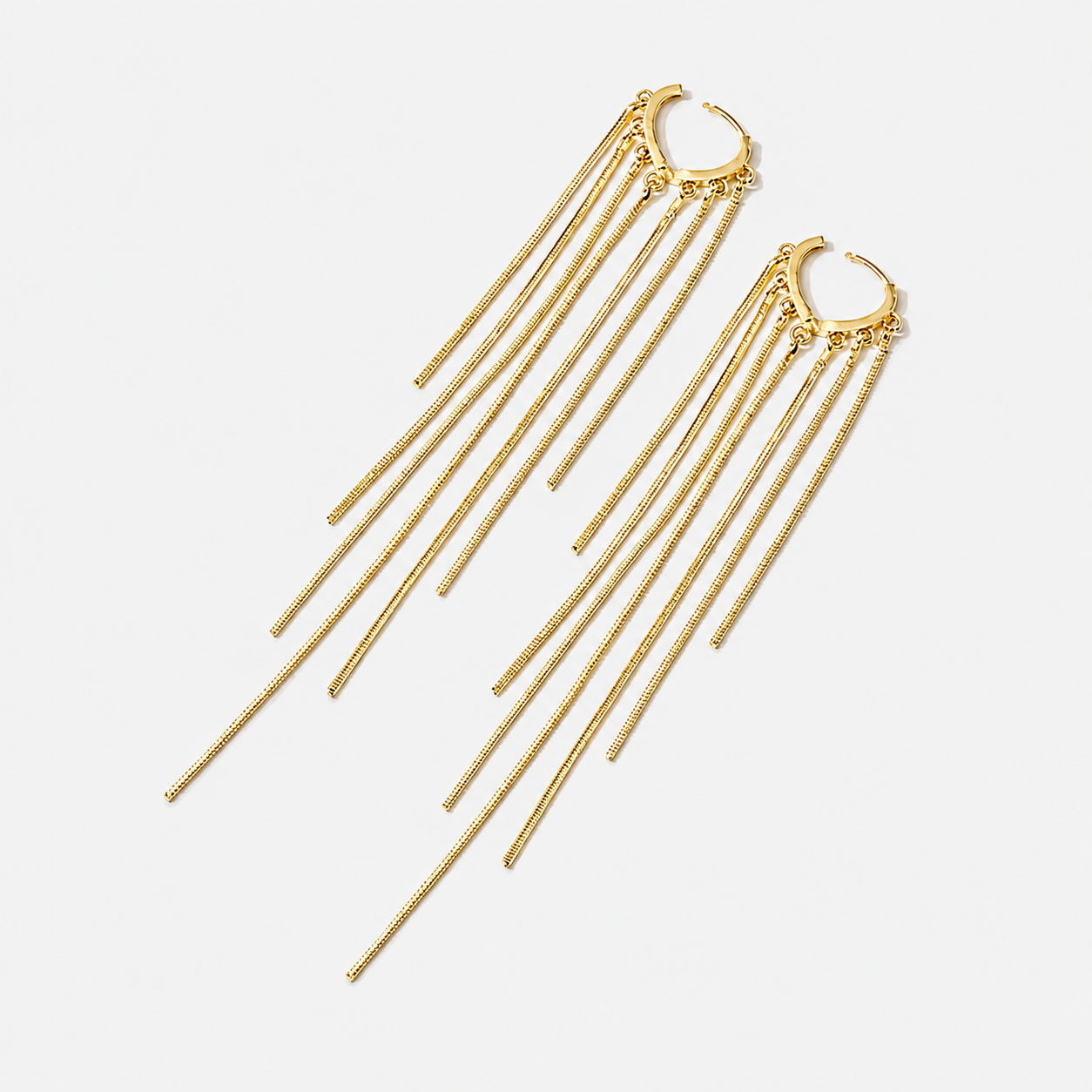 🔥Limited Time 50% Off✨14K Gold Plated Long Tassel Earrings for Women