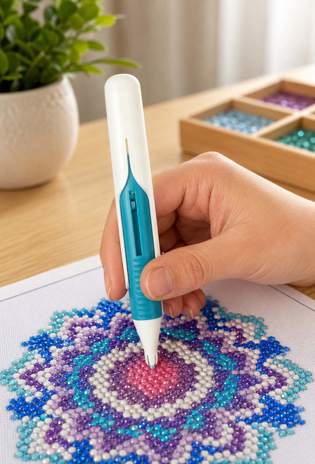 🔥Last Day 50% OFF - 💎 Automatic Diamond Painting Bead dispenser