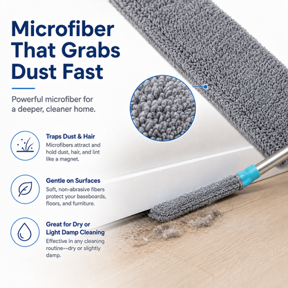 Flexible Microfiber Gap Duster – Reach Every Corner with Ease 🧹✨