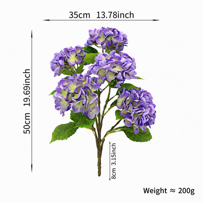 🔥Last Day 70% OFF🔥Artificial Outdoor Hydrangea Flowers - UV resistant, Waterproof, Windproof