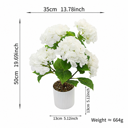 🔥Last Day 70% OFF🔥Artificial Outdoor Hydrangea Flowers - UV resistant, Waterproof, Windproof