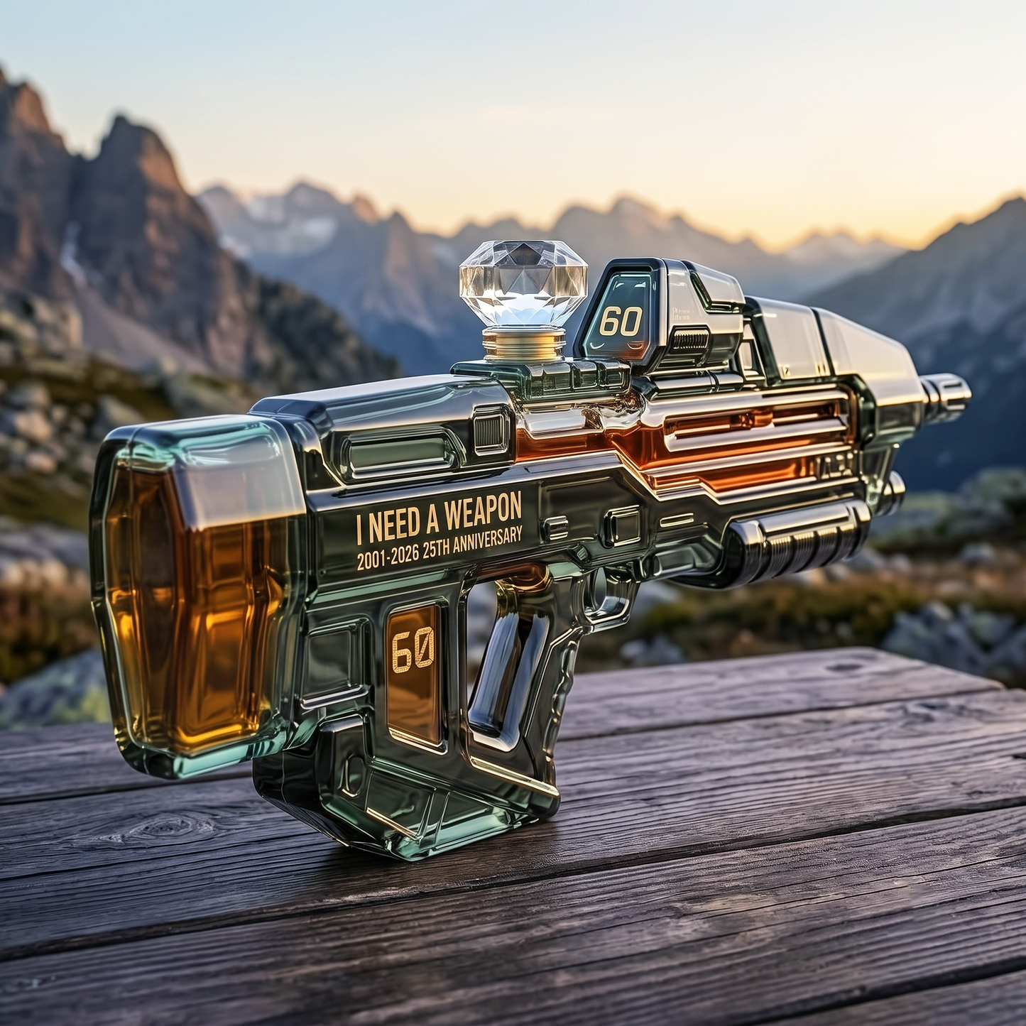 "I Need a Weapon" 2001–2026 25th Anniversary Commemorative Whisky Bottle