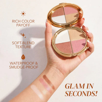 ✨ Buy 1 Get 1 Free – Glow Wardrobe Highlighting Eye & Cheek Palette 💫💖 Today Only!