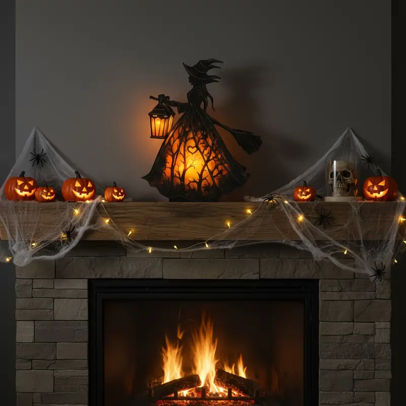🧙🏻‍♀️Dark Night Witch Lamp🖤Light up the mysterious atmosphere👻