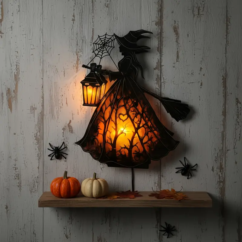 🧙🏻‍♀️Dark Night Witch Lamp🖤Light up the mysterious atmosphere👻