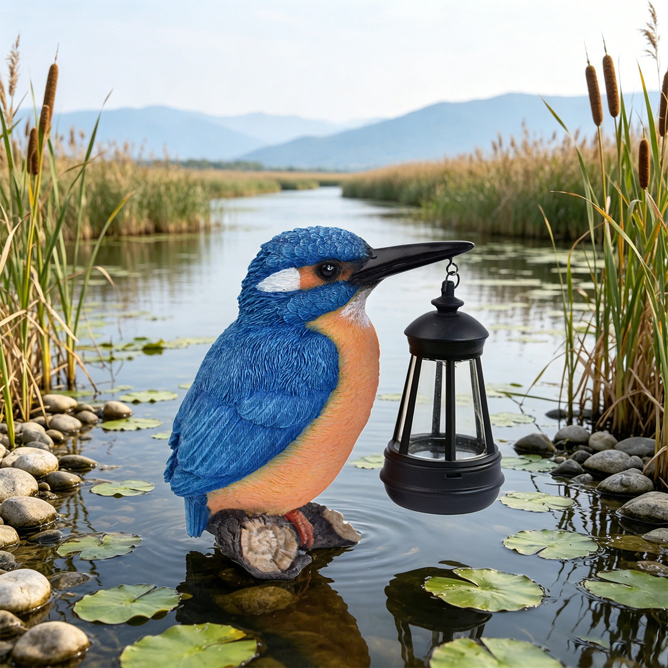 🐦 Kingfisher Solar Garden Stake Light – Add Color & Warmth to Your Garden