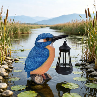 🐦 Kingfisher Solar Garden Stake Light – Add Color & Warmth to Your Garden