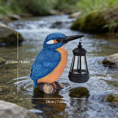 🐦 Kingfisher Solar Garden Stake Light – Add Color & Warmth to Your Garden