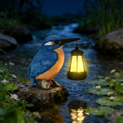 🐦 Kingfisher Solar Garden Stake Light – Add Color & Warmth to Your Garden
