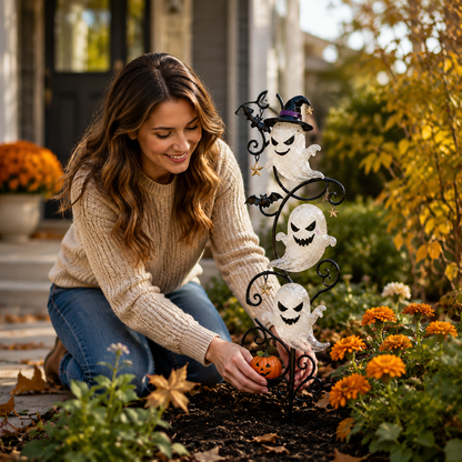 👻Halloween Little Ghost Garden Stake Light