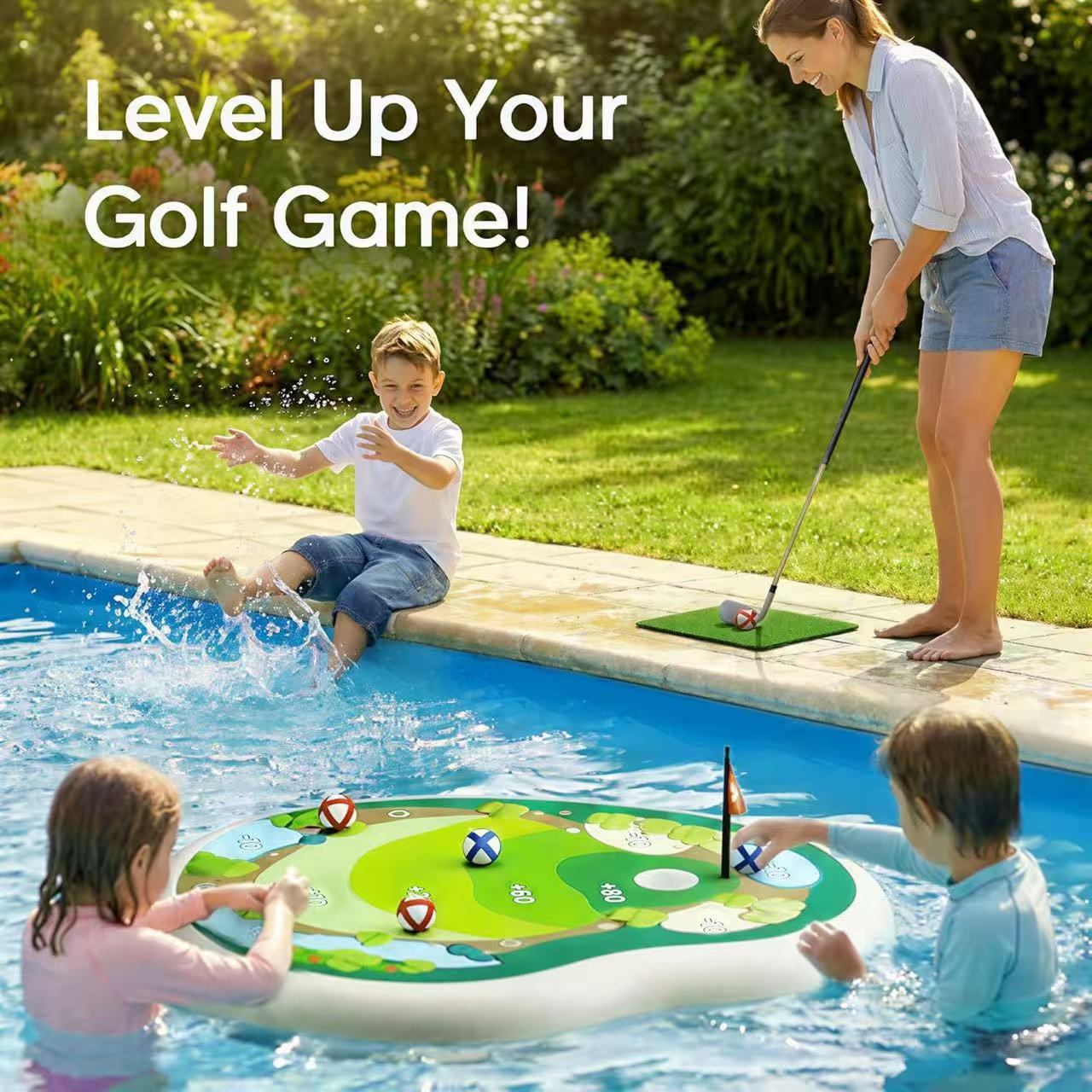⛳ Children's Inflatable Golf Pool Toy
