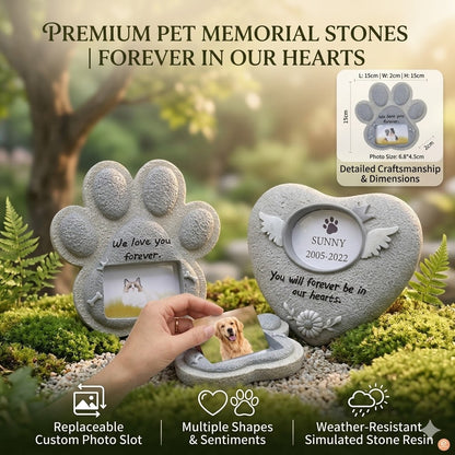 Pet Memorial Stone for Dogs and Cats – A Beautiful Tribute to Keep Their Memory Close Forever