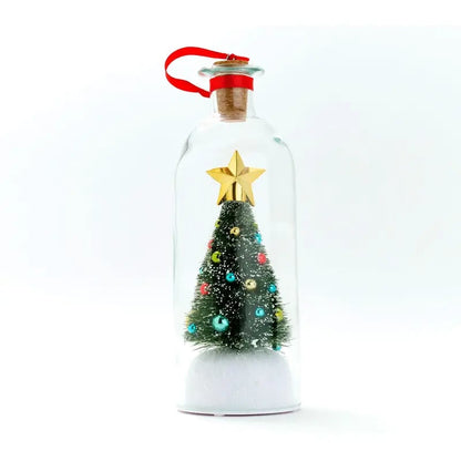 🔥Limited Time 49% Off🎄 8" Recordable Christmas Tree Message In A Bottle