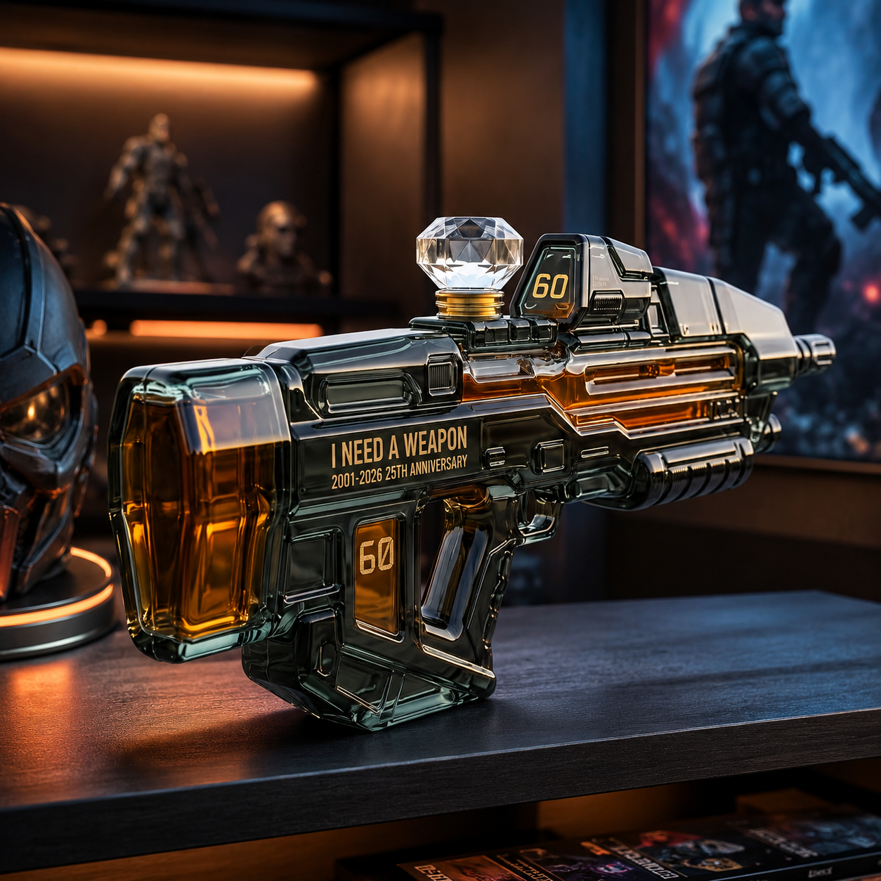 "I Need a Weapon" 2001–2026 25th Anniversary Commemorative Whisky Bottle