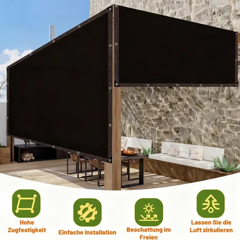 💖Summer Hot Sale 49% OFF🌞90% Blackout Cloth (Black) - 10 x 13ft UV-Resistant Shade Net