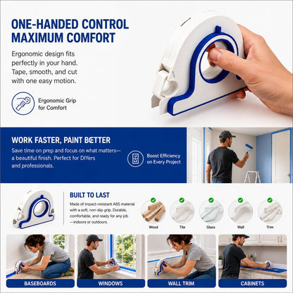 ⏱️High-efficiency Painter Masking Tape Applicator 🎨