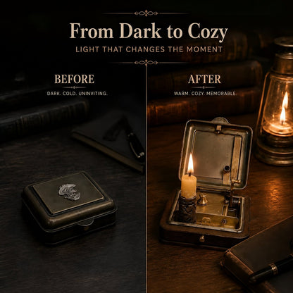 Best gift for father 's day 🎁🕯️19th Century Mechanical Candle Box